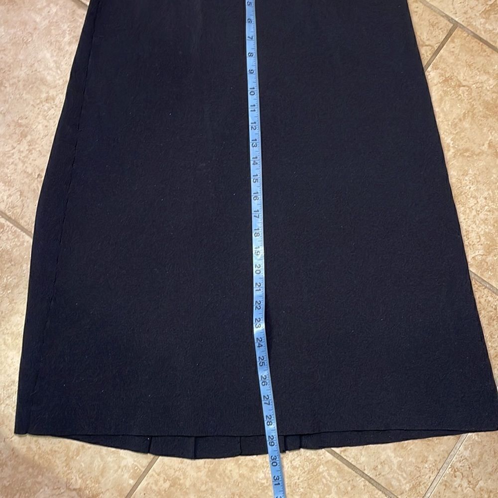 Black Rayon/polyester shirt - Picture 3 of 4